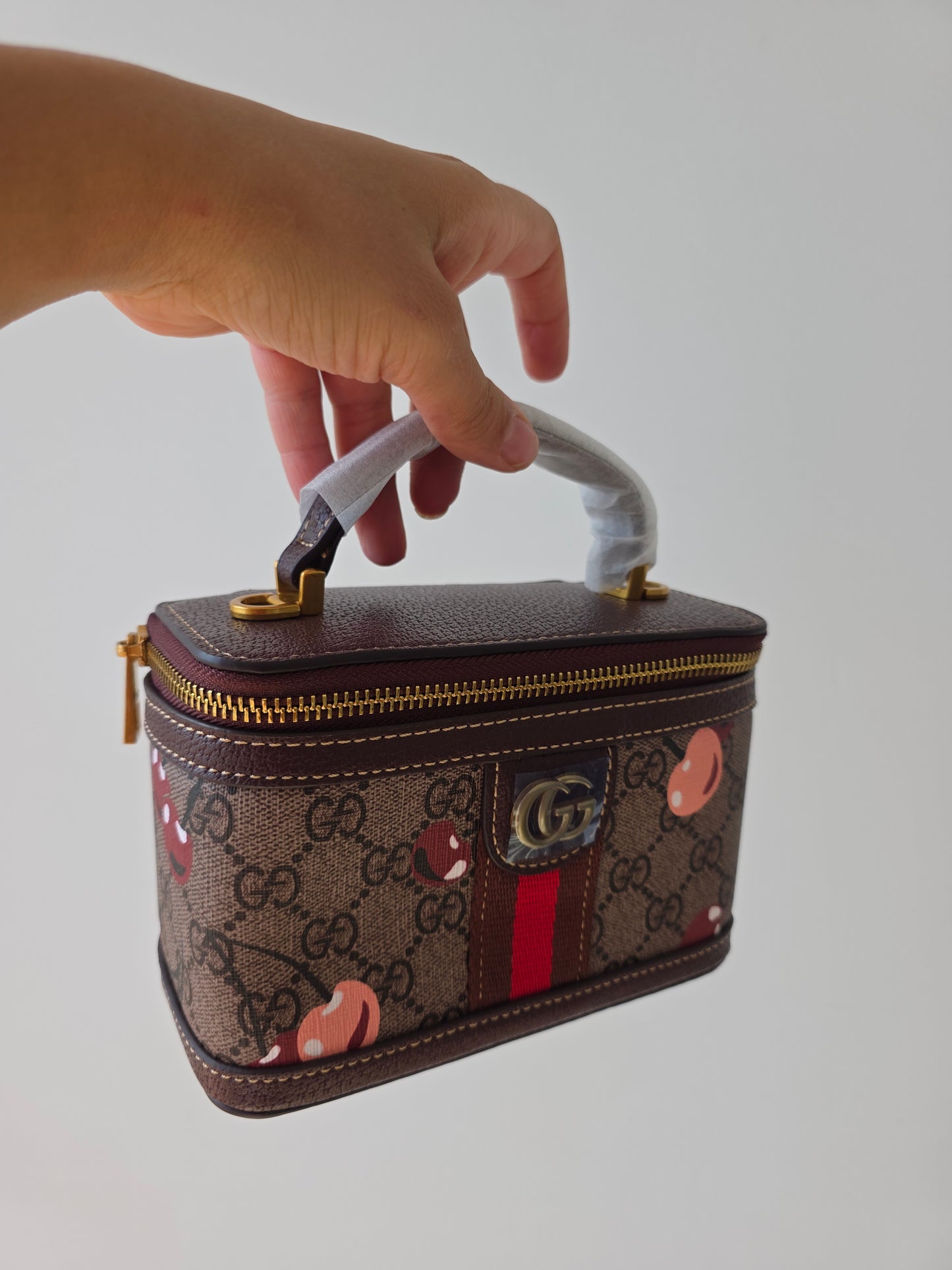 GG Ophidia mini bag , bruin, rood, grijs
