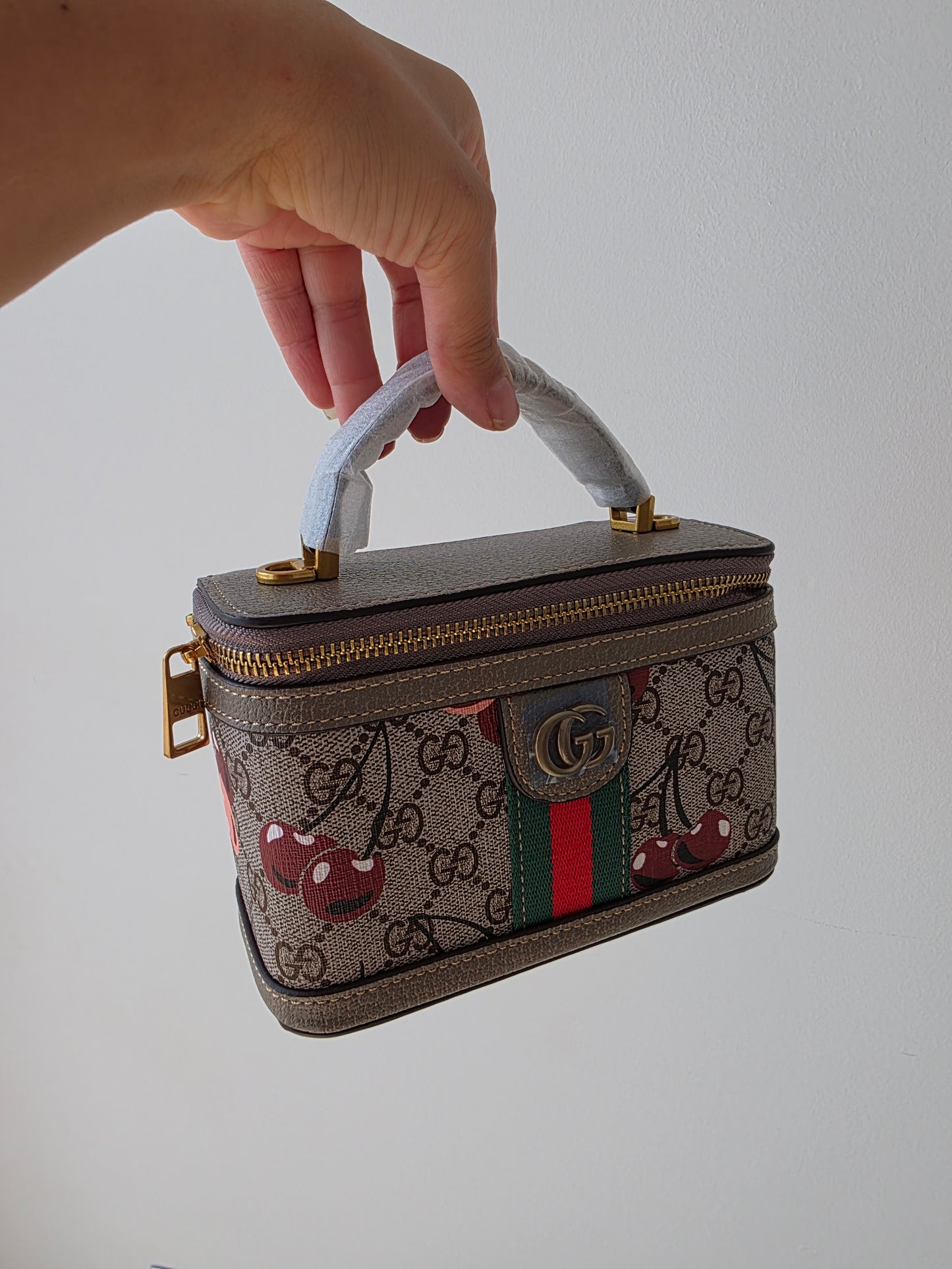 GG Ophidia mini bag , bruin, rood, grijs