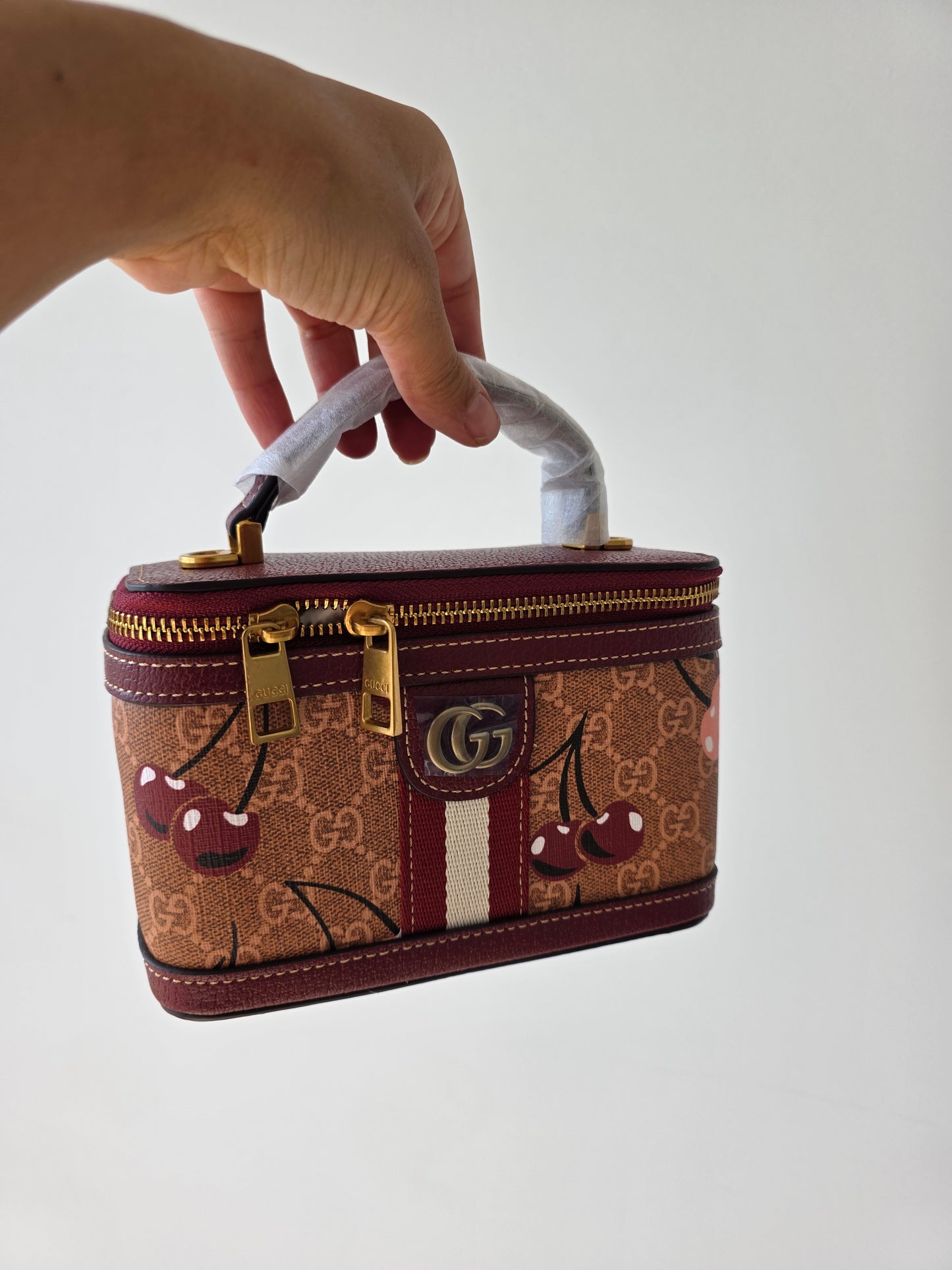 GG Ophidia mini bag , bruin, rood, grijs
