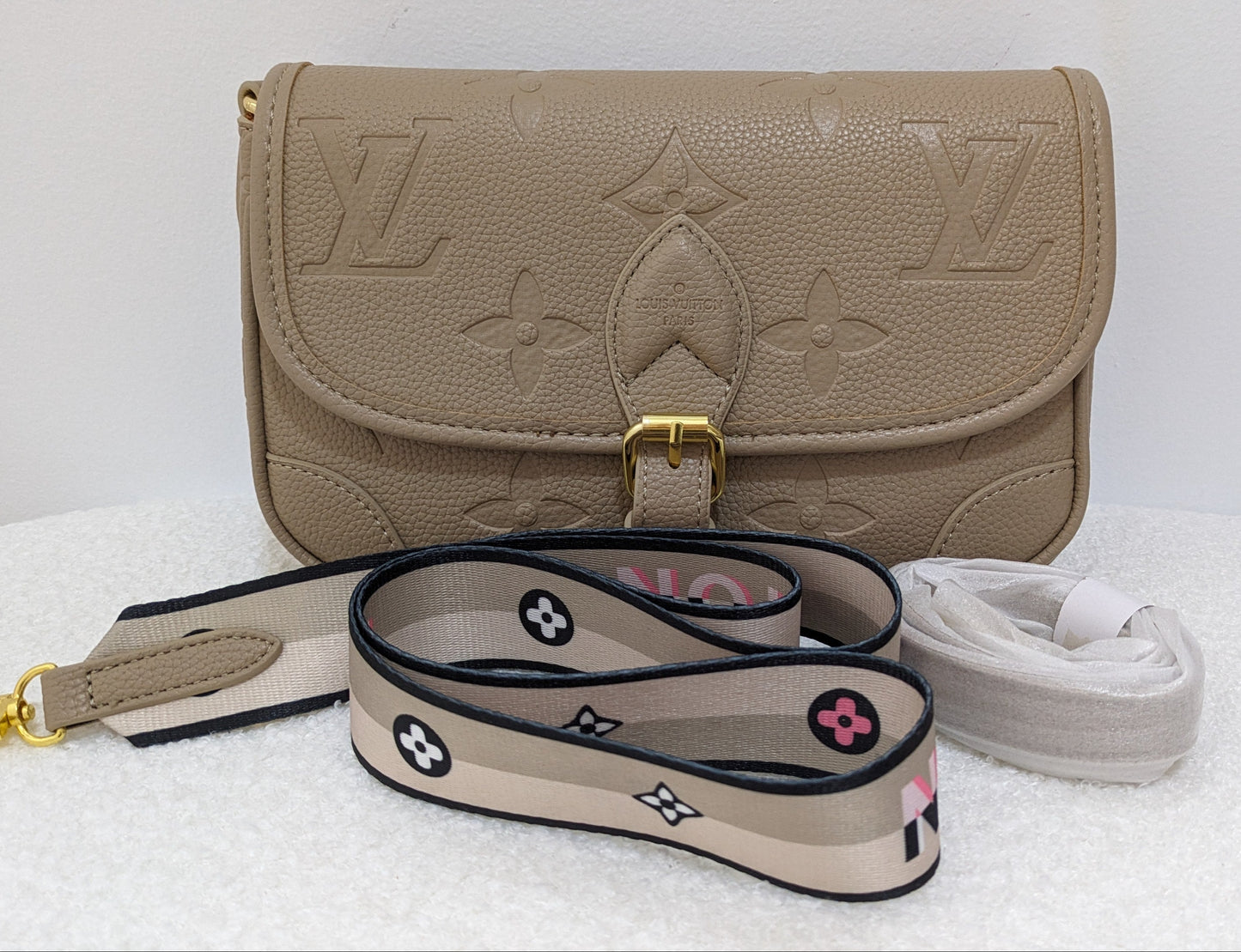 L.v Diana khaki, beige meer kleuren AAA hoogkwalitat